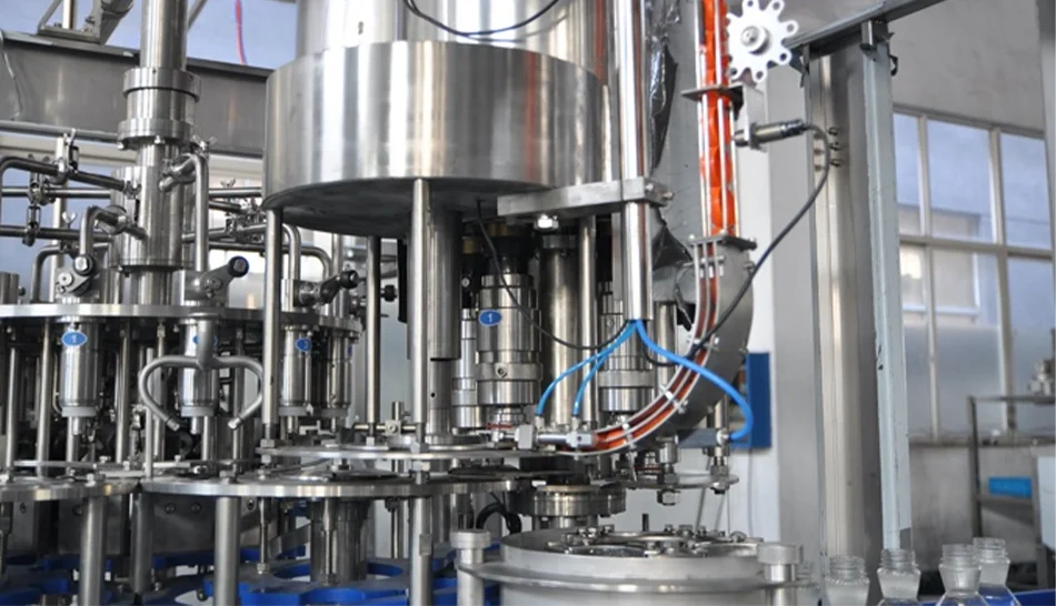 Capping Heads detail — CGF series water filling machine