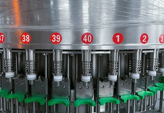 Filling Heads detail — CGF series water filling machine