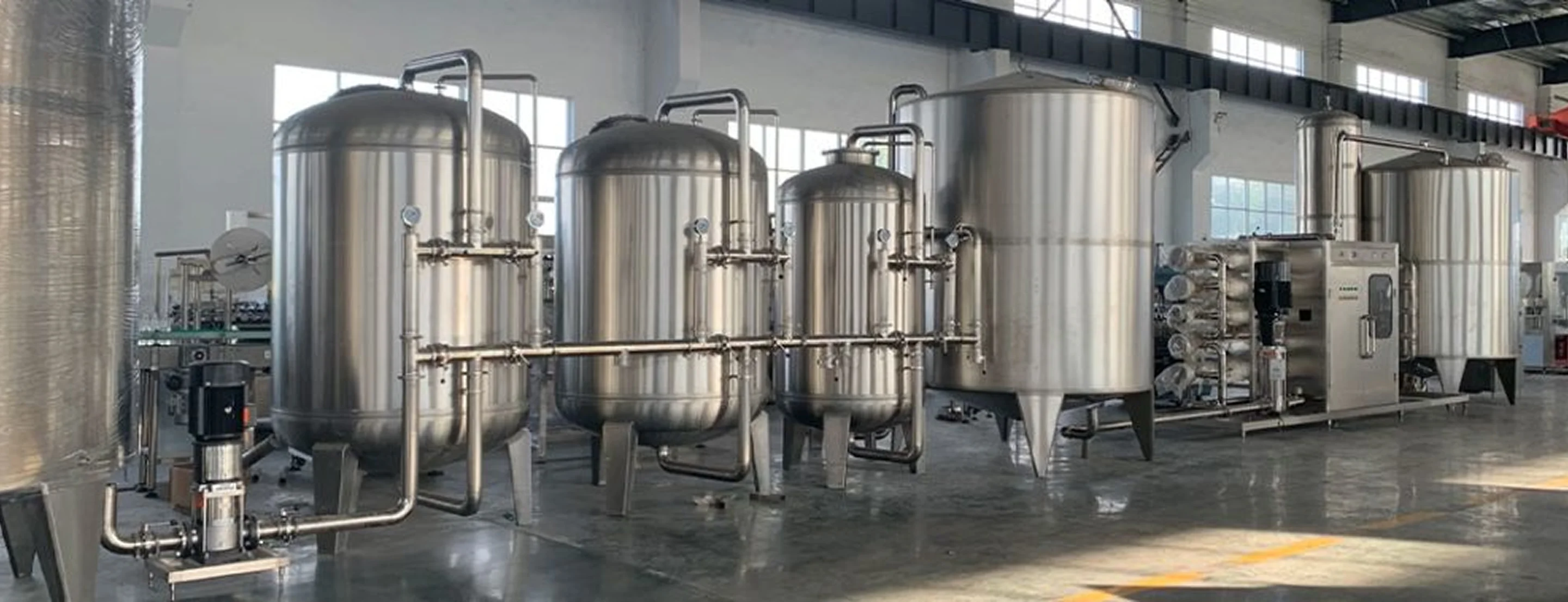 Flow Diagram — PET Mineral Water Production Line layout
