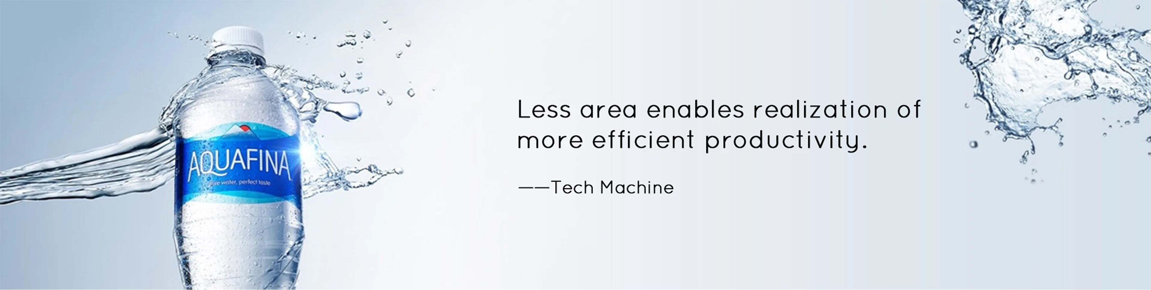330ml-2L Water Filling Line — Less area enables realization of more efficient productivity