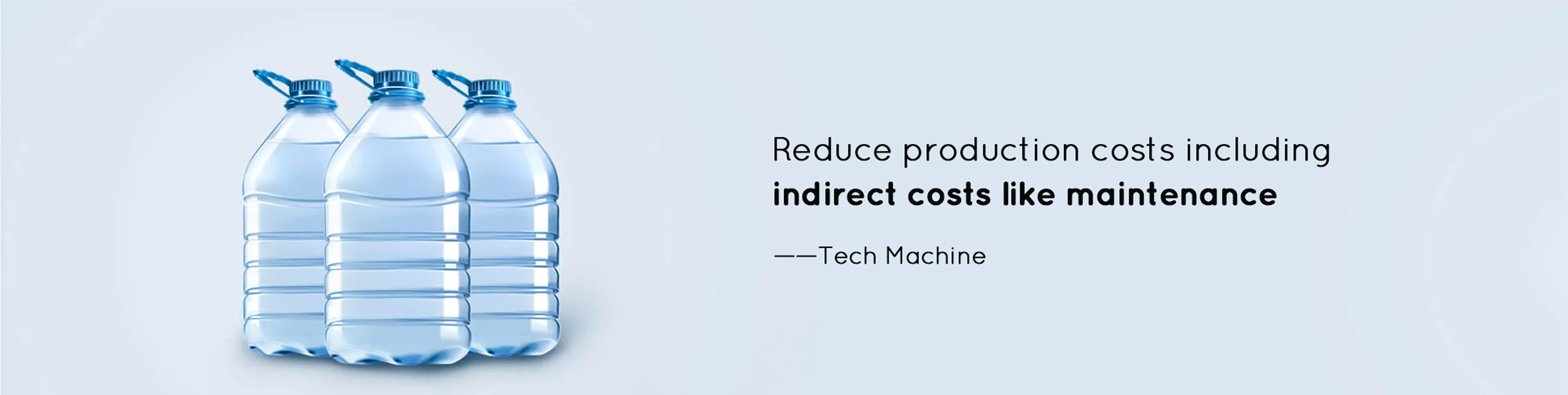 3-10L Water Filling Line — Reduce production costs including indirect costs like maintenance