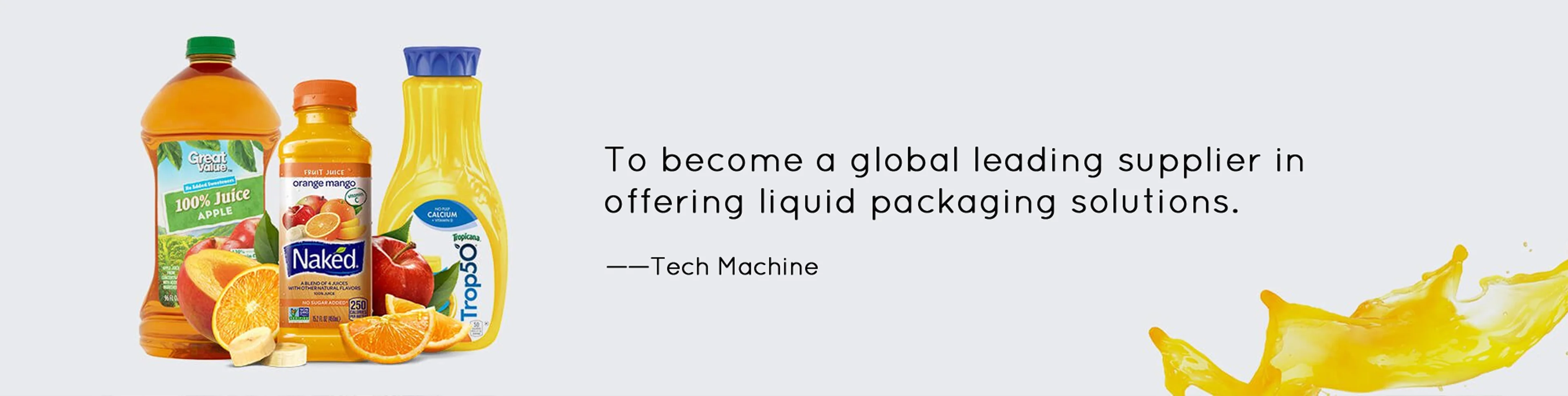 PET Juice Filling Line — To become a global leading supplier in offering liquid packaging solutions