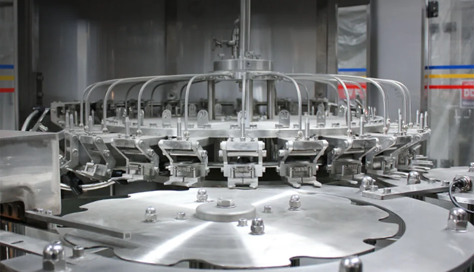 Washing Heads detail — CGF series water filling machine